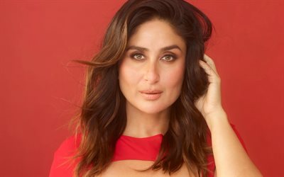 kareena kapoor, 4k, retrato, actriz india, sesión de fotos, vestido rojo, kareena kapoor khan, bollywood, sesión de fotos de kareena kapoor