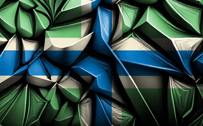 bandera de gloucestershire, 4k, textura creativa 3d, bandera 3d de gloucestershire, condados ceremoniales, inglaterra, arte 3d, bandera de la región de gloucestershire, gloucestershire