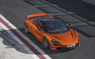 McLaren 720S, 4k, 2018 voitures, supercars, McLaren