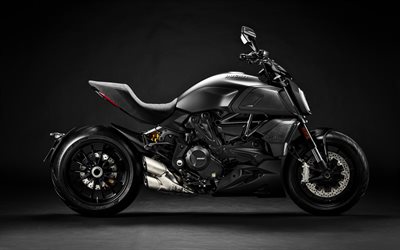 Ducati Diavel 1260, 4k, side view, 2020 bikes, superbikes, pictures with Ducati, italian motorcycles, Ducati