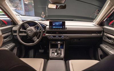 2023, هوندا cr-v, 4k, الداخلية, لوحة القيادة, نظرة داخلية, cr-v 2023 من الداخل, السيارات اليابانية, هوندا