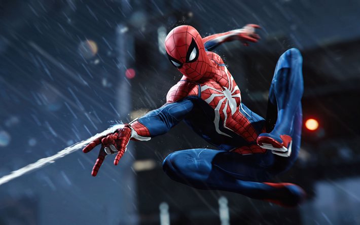 spider-man, super-héros, web, 3d spider-man, personnages principaux, personnages de films