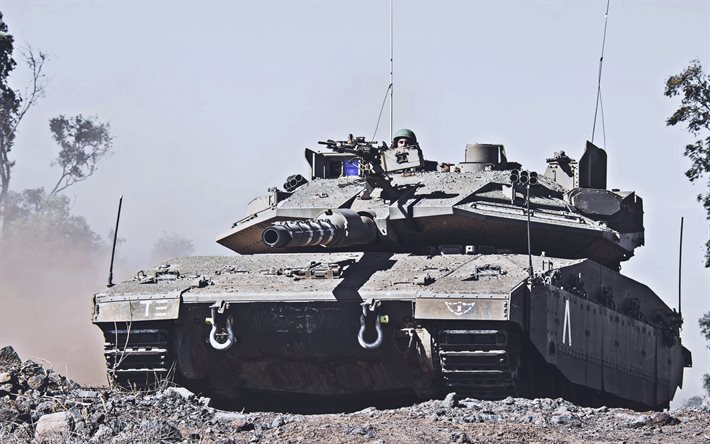 メルカバmk4, hdr, イスラエルの主力戦車, 戦車の写真, イスラエル軍, タンク, 装甲車両, mbt