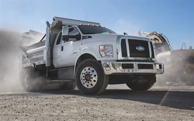 ford f-750, 4k, trasporto merci, 2022 camion, camion, lkw, 2022 ford f-750, foto con ford, camion americani, ford