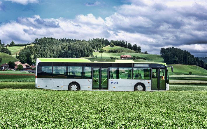 ヴァン・フール a330, 側面図, 旅客バス, 都市間バス, 新しい白い a330, 乗客の輸送, バス, ヴァン・ホール