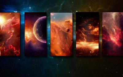 galaxy, galaxies, gallery, outer space, planets