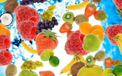 freshness, wallpapers, berry, fresh fruit, widescreen