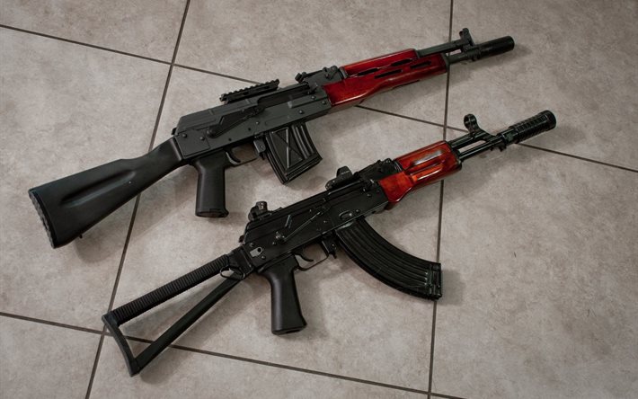 سيغا 12k, كاربين, بعقب, aks 74, الأسلحة, آلة, البلاط, كلاشينكوف