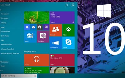 desktop, screenshot, windows 10, - technologie