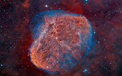 nebula, crescent, ngc 6888, galaxy, stars