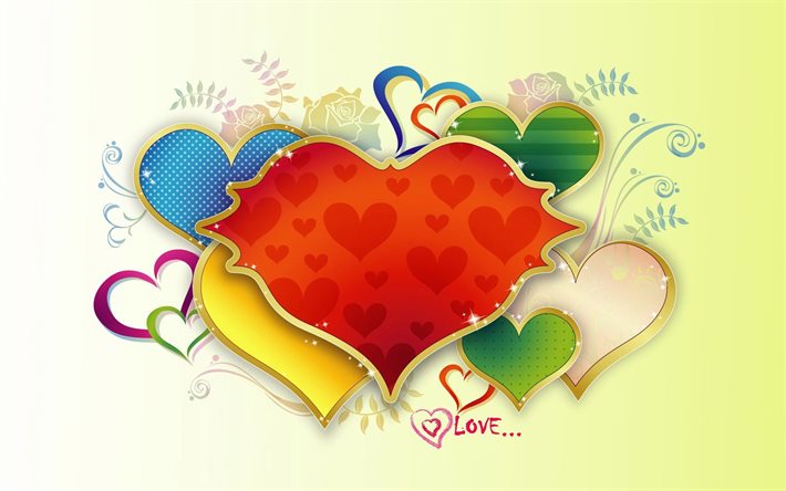 قلوب, القلب, الحب, الرومانسية