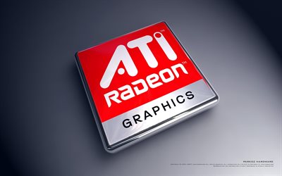 technology, graphics, ati radeon, logo