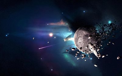 avaruus, kiertokulku, meteoriitit, planeetta