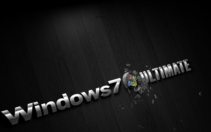 bildschirmschoner, windows 7, hintergrund, dunkel, desktop-hintergründe