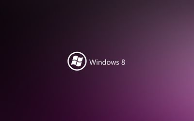 purple, windows 8, logo