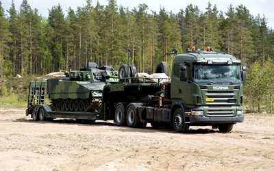 trailer, r500, tank, scania, truck, platform