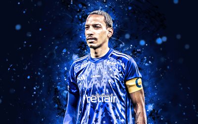 matheus pereira, 4k, luces neones azules, cruzeiro fc, serie brasileña a, futbolistas brasileños, matheus pereira 4k, fútbol americano, fútbol, cruzeiro esporte clube, matheus pereira cruzeiro