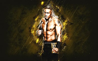 carmelo hayes, wwe, amerikkalainen painija, kultainen kivi tausta, wwe mestari, grunge taidetta, usa, paini, christian brigham, carmelo hayes wwe, world wrestling entertainment