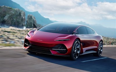 aehra limousine, 4k, straße, 2023 autos, zukünftige autos, luxusautos, 2023 aeha limousine, italienische autos, aehra