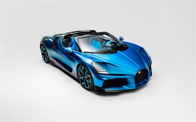 2026, bugatti w16 mistral mosca bug, 4k, vista frontal, exterior, coche de turismo, hipercoche, nuevo bugatti w16 mistral, sintonización, hipercoches de lujo, bugatti