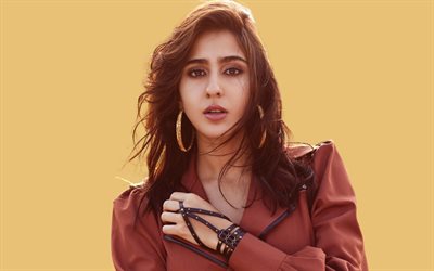 sara ali khan, ritratto, servizio fotografico, attrice indiana, sara sultan, bollywood, abito in bronzo, modella indiana, servizio fotografico di sara ali khan