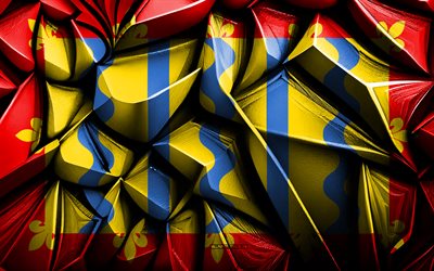 isle of elys flagga, 4k, 3d kreativ textur, isle of ely 3d flagga, ceremoniella län, england, isle of ely flagga, 3d konst, isle of ely regionen flagga, isle of ely
