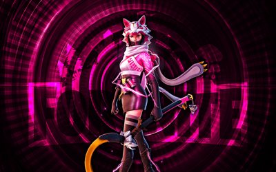 vi fortnite, 4k, fundo espiral roxo, fortnite, criativo, pele vi, skin fortnite vi, vi, personagens fortnite