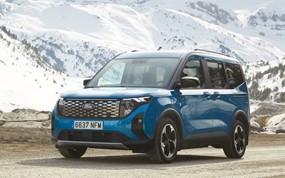 Ford E-Tourneo Courier Active, 4k, minivans, 2026 cars, offroad, electric cars, EU-spec, 2026 Ford E-Tourneo, american cars, Ford