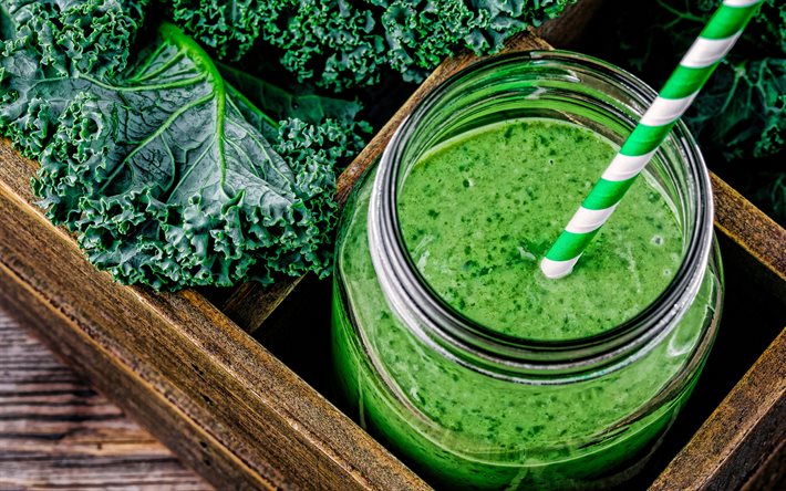 green cabbage smoothie, green smoothie, 4k, broccoli smoothie, healthy drinks, weight loss, smoothies