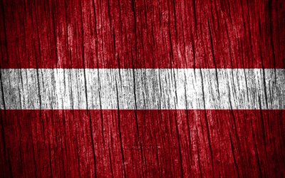 4k, flagge lettlands, tag lettlands, europa, hölzerne texturfahnen, lettische flagge, nationale symbole lettlands, europäische länder, lettland