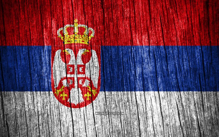 4k, bandeira da sérvia, dia da sérvia, europa, textura de madeira bandeiras, bandeira sérvia, sérvio símbolos nacionais, países europeus, sérvia bandeira, sérvia