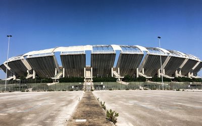 Stadio San Nicola, Bari, Italy, Saint Nicholas Stadium, football stadium, Serie A, SSC Bari Stadium, football, sports arenas