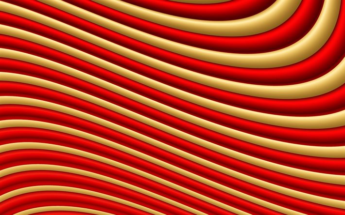 texturas de ondas 3d, 4k, 3d art, criativo, antecedentes ondulados em 3d, ondas 3d, fundo com ondas, texturas 3d
