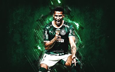Murilo, Palmeiras, Brazilian football player, green stone background, Brazil, football, Sociedade Esportiva Palmeiras, Murilo Cerqueira