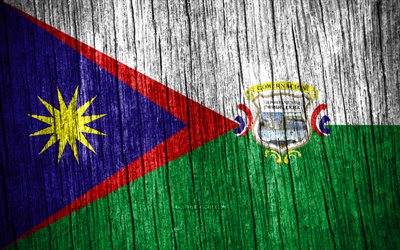 4K, Flag of Cordillera, Day of Cordillera, paraguayan departments, wooden texture flags, Cordillera flag, Departments of Paraguay, Cordillera, Paraguay