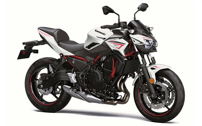 Kawasaki Z650, 4k, studio, 2022 bikes, superbikes, 2022 Kawasaki Z650, japanese motorcycles, Kawasaki