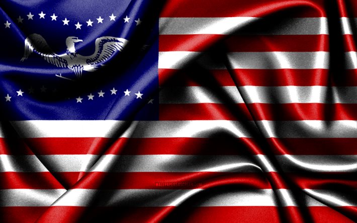 फ्रेमोंट झंडा, 4k, अमेरिकी शहर, कपड़े के झंडे, फ्रेमोंट का दिन, फ्रेमोंट का झंडा, लहराती रेशमी झंडे, अमेरीका, अमेरिका के शहर, कैलिफोर्निया के शहर, फ़्रेमोंट कैलिफ़ोर्निया, फ्रेमोंट