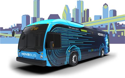 2022, Nova Bus LFSe, electric buses, Canadian buses, Battery Electric vehicle, passenger buses, passenger transportation, Nova Bus