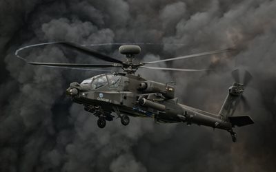 ah-64, apache, mcdonnell douglas, attack helicopter, the us army