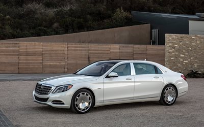 berlina, maybach, classe s, mercedes benz, 2016, bianco, suite