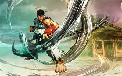 character, video game, fighting game, ryu, 2016, playstation 4