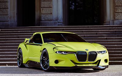 2015, bmw, hommage, stairs, car, csl, tribute
