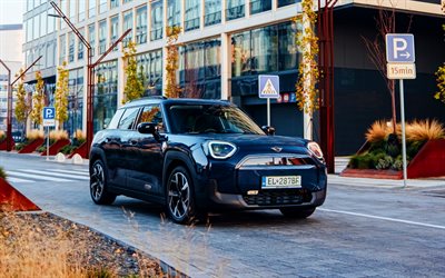 mini aceman e, 4k, calle, 2025 autos, j05, autos eléctricos, 2025 mini aceman e, autos británicos, mini
