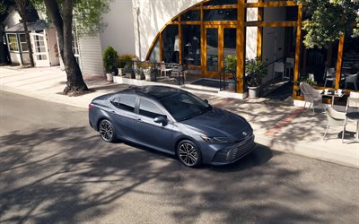 2026, تويوتا كامري, 4k, عرض أعلى, الخارج, دارك كوزموس تويوتا كامري, لون كوزموس داكن لسيارة كامري, تويوتا كامري 2026 الجديدة, السيارات اليابانية, تويوتا