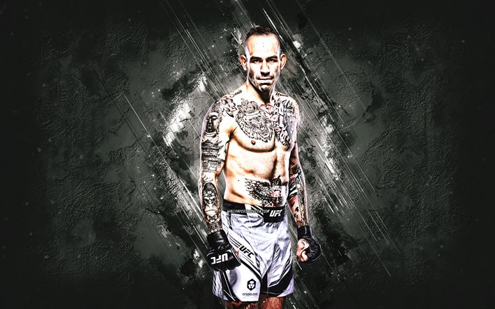 yohan lainesse, mma, white lion, kanadensisk mixed martial artist, ufc, red stone bakgrund, ultimate fighting championship, usa