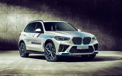 BMW Concept iX5 Hydrogen Protection VR6, 4k, SUVs, 2021 cars, G05, 2021 BMW Concept iX5, BMW G05, german cars, BMW