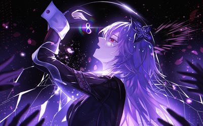 7 de marzo, retrato, carril estelar honkai, personajes de anime, manga japonés, 7 de marzo honkai, personajes de honkai star rail, personaje del 7 de marzo