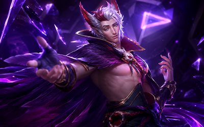 4k, راكان, فن ثلاثي الأبعاد, أضواء النيون البنفسجي, الظلام, دوري الأساطير, عمل فني, شخصيات جامعة الأسطورة, مضحك جداً, راكان الدوري من الأساطير