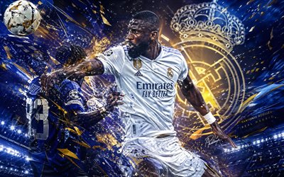 أنطونيو روديجر, نادي ريال مدريد لكرة القدم, فن المعجبين, خلفية رقمية بيضاء مجردة, أنطونيو روديجر نادي ريال مدريد, الفن الإبداعي, شعار نادي ريال مدريد لكرة القدم, أنطونيو روديجر ريال مدريد, كرة القدم, ريال مدريد