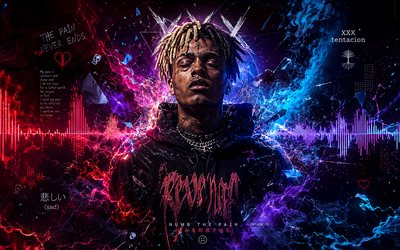 4k, XXXTentacion, abstract art, concert, fans, music stars, Jahseh Dwayne Ricardo Onfroy, american rapper, XXXTentacion art, american celebrity, XXXTentacion 4K